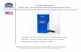 Product Overview KT-15 · 2016. 3. 2. · Product Overview Keen KT-15 Welding Electrode Portable Holding Oven Henkel Enterprises, LLC - 211 E. Church Street - Hammond, LA 70401 USA