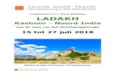 Presenteert o.l.v. Karel Baillieux LADAKHtailormadetravel.be/wp-content/uploads/2017/12/LADAKH-2018.pdfPresenteert o.l.v. Karel Baillieux LADAKH Kashmir - Noord India aan de voet van
