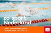zo sport Nederland - NOC*NSF · PDF file Juist nu, want sport is onmisbaar voor onze gezondheid en weerbaarheid. Ook mentaal. Dat vereist creativiteit, solidariteit en aanpassingsvermogen.