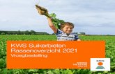 KWS Suikerbieten Rassenoverzicht 2021...Reeds jaren doet Delphy onderzoek naar de gezondheid van bietenrassen. Er zijn proefvelden aangelegd op verschillende locaties in Nederland.