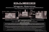 Vogue Gamma - Stovax & Gazco Documents/1... · 2020. 1. 10. · Vogue Gamma Gebalanceerd rookkanaal Haard met houtblokeffect Met opwaardeerbare regelklep PR2246NL Uitgave 6 (Januari