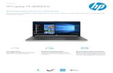 HP Laptop 14-dk0063nb HP Laptop 14-dk0063nb Aanbevolen accessoires * Niet inbegrepen. HP draadloos toetsenbord