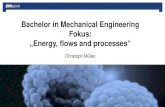 Bachelor in Mechanical Engineering Fokus: „Energy, flows and … · 2020. 4. 30. · Sustainable energy system and environmental impact of energy conversion and use, The electric