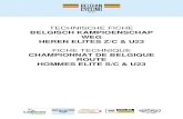 TECHNISCHE FICHE BELGISCH KAMPIOENSCHAP WEG …uitslagen.kbwb-rlvb.com/uitslagen/2020/20200213-I.pdf: Belgian Cycling, Rue de Bruxelles 482, 1480 Tubize : +32-(0)2-349 19 11 - : +32-(0)2-343