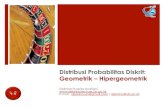 Distribusi Probabilitas Diskrit: Geometrik – Hipergeometrikdebrina.lecture.ub.ac.id/files/2015/07/4c-Distribusi...2015/07/04  · Distribusi Hipergeometrik (1) 25/07/15 10 ! Setiap
