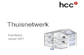 Thuisnetwerk - HCC · Modem, router en switch zijn vaak gecombineerd Thuisnetwerk 6 ... Thuisnetwerk 7 . Thuisnetwerk 8 Routerinstellingen Toegang tot router via 192.168.0.1 Netwerknaam