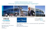 FAMO REGIODAG 2013 Grip op gemeenschappelijke regelingen Grip op gemeenschappelijke regelingen - 13.00