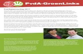 PvdA-GroenLinks · 2018. 1. 15. · @PvdAGroenLinks op 6 juli 2017 VVD tegen) en grip op regionale samenwerking (Gemeentebelangen tegen). Maar op de meeste onderwerpen stemde de coalitie