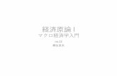 マクロ経済学入門 - Keio Universityfs1.law.keio.ac.jp/~aso/macro/pp/macro12.pdf新古典派成長モデル(2) モデルの特徴 1. , が与えられる 2. 𝑌 =𝐹( , ) 3.