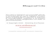 bhagavad gita - Dvarata Yogadvaratayoga.be/wp-content/uploads/2019/06/Bhagavad-Gita.pdf · Bhagavad Gita Deze tekst is uitsluitend voor persoonlijk gebruik. Commercieel gebruik is