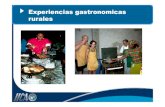 II Presentación Ena Harvey Agrotourismo IICA Brasil•Agrocamping • Cabañas y Hospedajes campestres • Gastronomía local • Artesanías Pangipuilli, Chile • Productos locales