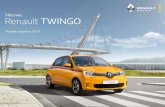 Nieuwe Renault TWINGO - Zeeuwenzeeuw.nl · 2019. 10. 23. · Belangrijkste standaarduitrusting TWINGO 1 De werking van de bluetoothondersteuning kan verschillen, afhankelijk van het