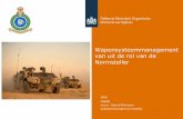 Wapensysteemmanagement van uit de rol van de Normstelleramccentre.nl/presentaties/B/DMO/AMC Seminar DMO.pdf · Voorbeeld 2 asset management Fennek Obsolescence management • Ligt