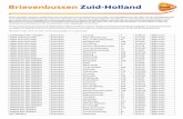 Brievenbussen Zuid-Holland...Vanaf zaterdag 4 augustus 2018 passen we het netwerk van brievenbussen in het zuiden van Zuid-Holland aan. De reden voor de verandering is dat we in Nederland