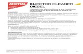 Injector Cleaner Diesel (GB) - Motulmotul.com.ar/.../08/39-Motul-Injector-Cleaner-Diesel.pdfmotor de ciclo Diesel, con inyección directa o indirecta, aspirado o turbocargado, con
