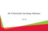 SK Chemicals Earnings Release · 2020. 9. 16. · - SK제약/동신제약합병 • 친환경/고부가가치 소재 사업 - Co-polyester / PPS 등 • 폴에스터 사업 분사