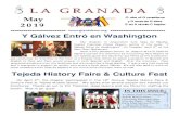The Order of Granaderos y Damas de Galvez - LL AA GG ...granaderos.org/images/MAY2019.pdfEspiritu Santo, Presidio San Antonio de Bejar, Texas and Presidio San Juan Bautista del Rio