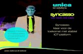 Syncasso klaar voor de “Unica ICT Solutions toekomst met ......ICT-platform. Op advies van Willems koos Syncasso voor uitbesteding van het platform naar de private cloud. “Ik investeer