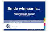 En de winnaar is - Welkom bij de website van NPSO Broekema - Holsteijn... · 3) Dominante positie m.b.t. electorale personalisering (d.w.z. effect individuele politicus op partijkeuze):