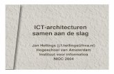 ICT-architecturen samen aan de slag - NIOCnioc.nl/archief/2004/content/-p8o_mr_.pdf · 2010. 3. 29. · architectuur raamwerk Modellen Beleids-lijnen Algemene Principes Middle- Platform