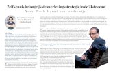 Yuval Noah Harari over onderwijs - Woord&Beeldclub...Yuval Noah Harari over onderwijs Door Thijmen Sprakel Docent & Redacteur EduKitchen.nl Gepubliceerd op 31/10/2018 Inleiding Mijn