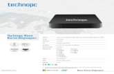 Technopc Nano Kürsü Bilgisayarı - Nano PC - Masaüstü PC€¦ · Kürsü Bilgisayarı İŞLEMCİ • Intel 4 Core 4 Çekirdek 1.44GHz (Max. turbo frekansı 1.92GHz) 2MB Cache