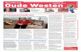 Een uitgave van Aktiegroep Het Oude Westen • Gaffelstraat ...aktiegroepoudewesten.nl/assets/uploads/2017/03/2017_03_00_Buurt… · is de stad interessant. De complexiteit en hoe
