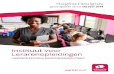 Instituut voor Lerarenopleidingen - Hogeschool Rotterdam Hogeschoolgids gecorrigeerde versie oktober