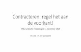 Contracteren: regel het aan de voorkant!€¦ · HR 26 juni 2015, ECLI:NL:HR:2015:1737 (Hof van Twente) •In het stelsel van de Gemeentewet komt groot gewicht toe aan de bevoegdheidsverdeling
