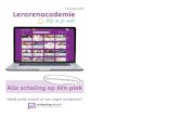 renacademie.nl lle scholing op één plek€¦ · Catalogus 2019. 3 AN E-LEARNING WIZARD Onze e-learning: Onze schoolacademie: In 4 uur tijddiep je een onderwerp uit via een uitgekiend