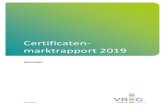 Certificaten- marktrapport 2019 · Deze informatie over de stand van zaken op de certificatenmarkt is belangrijk voor de energiesector en is ook relevant ... het opnieuw op de markt