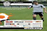 Presentatie- & informatiegids - SC Lutten...Presentatie- & informatiegids Seizoen 2017/2018 Sc Lutten Sport utt T seizoen 20112012 Sportclub Lutten Thuis seizoen 2011/2012 Sport utt