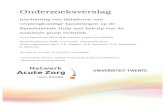 Onderzoeksverslag - Universiteit Twenteessay.utwente.nl/67623/1/Luijken_BA_MB.pdfOnderzoeksverslag Inschatting van tijdsduren van verpleegkundige handelingen op de Spoedeisende Hulp