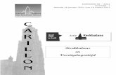 Carillon 01 2021 def · 2021. 1. 13. · Mis door de week € 12.50 Doopsel € 50.00 2 kinderen uit een gezin € 75.00 Huwelijk € 600,00 Jubilea Buiten de gewone mistijden €