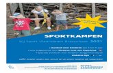 SPORTKAMPEN...2 3 Sportkampen bij Sport Vlaanderen Brasschaat: Een uitstekende keuze! “Vind jij het ook fijn om tijdens de schoolvakantie op sportkamp te gaan? Ook in 2021 heeft
