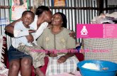februari maart - Female cancer foundation...met SOS Kinderdorpen. In Ghana zijn inmiddels 75787 vrouwen voorgelicht en daarvan zijn er 6322 gescreend. Wat we in 2012 hebben bereikt...