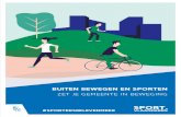 BUITEN BEWEGEN EN SPORTEN - Sport Vlaanderen...populairste beweegactiviteiten, gevolgd door lopen en joggen. 48% sport in bos, plein, park ... 38% sport buiten op de openbare weg 18%