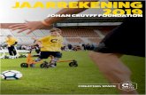 FINANCIEEL JAARVERSLAG 2019 JOHAN CRUYFF ......Jaarverslag 2019 De Cruyff Foundation is een fondsenwervende instelling zonder winstoogmerk, die in 1997 door Johan Cruijff is opgericht