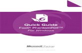 Foxit PhantomPDF Quick GuideFoxit PhantomPDF Quick Guide 3 タム」を選択した場合は、下記に従って進めてください。 A) 「参照」をクリックしてプログラム機能のインストール先を変更することができ