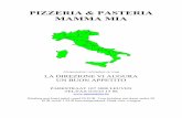 PIZZERIA & PASTERIA MAMMA MIAmammamia.be/Mammamia-menu.pdfPIZZERIA & PASTERIA . MAMMA MIA . Allergenenkaart verkrijgbaar op vraag . LA DIREZIONE VI AUGURA . UN BUON APPETITO . PARKSTRAAT