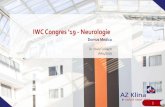 IWC Congres ’19 - Neurologie · 2019. 10. 22. · Begonnen na trauma capitis door een val met de fiets met bewustzijnsverlies. Initieel enkele dagen per week, holocranieel, drukkend/kloppend,