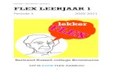 Flex 2020 2021 leerjaar 1 periode 3 FLEX LEERJAAR 1 · 2020. 12. 9. · Singlish is een module die is opgedeeld in twee verschillende delen Singlish Lyrics en Singlish Band. Bij Singlish