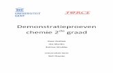 syllabus demonstratieproeven chemie 2de graad · 2020. 12. 14. · Oplosbaarheid en dichtheid van organische stoffen ... 38 4. Gedrag van stoffen in water ..... 39 Polaire en apolaire