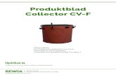 Produktblad Collector CV-F - Rensa · Collector CV-F ruktl 201-04-0 2/3 Modellpecifikationer Artikelnummer CV-F-0002 CV-F-0004 CV-F-0007 CV-F-0010 CV-F-0015 CV-F-0020 CV-F-0025 Dimensionerande