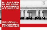 KLASSIEK IN DE ABDIJ 2019 CLASSIQUE A L’ABBAYE A5... · 2018. 7. 11. · 02/12 TOON FRET & VERONIKA ILTCHENKO fluit /flute - piano Schulhoff - Amirov - Babadjanian - Bartók CD