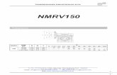 NMRV150 - transmisionesalfa.com.artransmisionesalfa.com.ar/ARCHIVOS_PDF/REDUCTORES Y... · P1 n2 M2 f.s. i Type Fr2 页码 (kW) (1/min) (Nm) (N) Page 5.5 70 645 2 20 NMRV150 9654