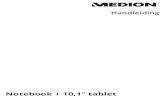 Notebook + 10,1“ tablet...6 1.4. Handelsmerk informatie Windows® is een gedeponeerd handelsmerk van Microsoft®. Intel, het logo van Intel, Intel Inside, Intel Core, Ultrabook en