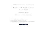 Logic and Applications LAP 2017 Book of Abstractsimft.ftn.uns.ac.rs/math/cms/uploads/Main/LAP_2017_Book...6th International Conference Logic and Applications LAP 2017 September 18