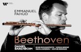 Ludwig van BeethovenLudwig van Beethoven 1770–1827 Sonata No.8 in G Op.30 No.3 arr. Emmanuel Pahud flute & piano 1 I. Allegro assai 6.44 2 II. Tempo di Menuetto, ma molto moderato