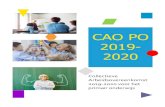 Cao primair onderwijs 2019-2020 - Po Raad · 2020. 3. 30. · 4 Colofon CAO PO 2019-2020 Collectieve Arbeidsvoorwaarden voor het primair onderwijs Uitgave PO-Raad Utrecht, 24 maart